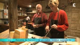 Recette de saison  la véritable fondue savoyarde [upl. by Ardis]