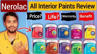 Nerolac Interior A TO Z Paints Review  Nerolac All Interior Paints Price List [upl. by Nevek]