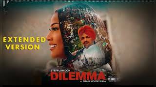 DILEMMA EXTENDED VERSION Sidhu Moose Wala Sidhu Moose Wala AI Extended Version New Punjabi Song [upl. by Nelluc]