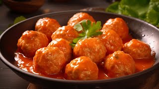 Albóndigas Jugosas en Salsa de Tomate ¡Una Delicia Irresistible [upl. by Persse]