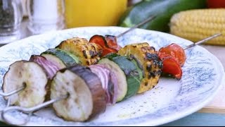 Brochettes arcenciel au barbecue [upl. by Johnath]