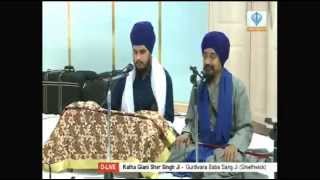 Jaap Sahib Katha Part 2 Giani Sher Singh Ji  Gurdwara Baba Sang Ji Smethwick UK Tour 2013 [upl. by Fortunna]