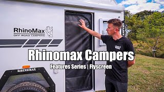 Rhinomax Campers Features Series  Fly Screen [upl. by Gnuoy]