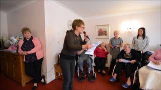 Doreen Tipton opens wing at care home [upl. by Audsley]