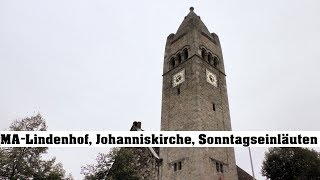 MannheimLindenhof Johanniskirche Sonntagseinläuten Glocken 14 [upl. by Haron]