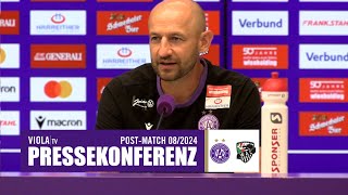 ReLive Pressekonferenz mit Stephan Helm nach Austria Wien  Wolfsberger AC 31 082024 ViolaTV [upl. by Audrey]