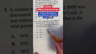 ASVAB Arithmetic Reasoning 7 Question and Answer [upl. by Arahs880]