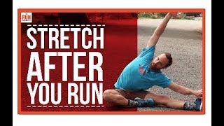 Beginner Running Tips  How to Stretch After Your Run [upl. by Gniy]