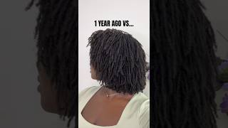 Trust the process 1 year makes a huge difference locs locjourney [upl. by Euginimod]