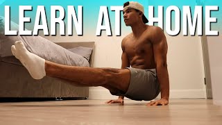 Home LSit Workout For Absolute Beginners  NO EQUIPMENT Calisthenics for Beginners [upl. by Clarisse623]