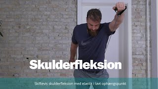 Skulder abduction med elastik i lavt ophængspunkt [upl. by Anzovin]