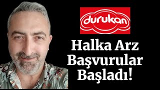 Durukan Şekerleme Halka Arz durkn Başvuruları Başladı Kaç Kişi Katılacak Kaç Lot Verecek [upl. by Aharon]