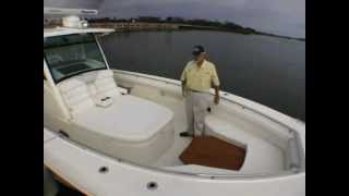 Boston Whaler 370 Outrage Review by Sport Fishing Magazine [upl. by Nairad]