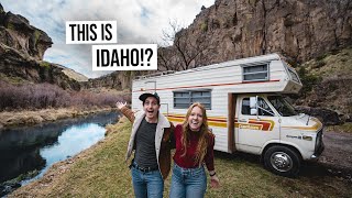 Incredible RV Camping in IDAHO  Top Road Trip Stops amp Trying World’s BEST Fish amp Chips [upl. by Notluf729]