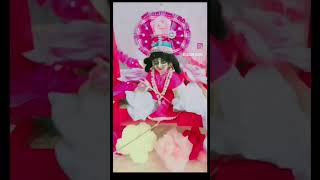 Radhe radhe bolo🦚❣️ harekrishnaarts laddugopalji hindugod kanhajiwintetdress kanhajiwintetdress [upl. by Sansone]