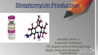 Streptomycin Production FermentationMediaorganismRecovery [upl. by Eciryt]