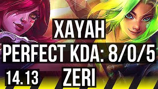 XAYAH amp Rell vs ZERI amp Renata Glasc ADC  805 Legendary  EUNE Challenger  1413 [upl. by Sharai]