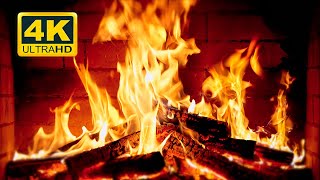 🔥 Cozy Fireplace 4K 12 HOURS Fireplace with Crackling Fire Sounds Crackling Fireplace 4K [upl. by Uranie858]