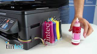 Como Recargar Sistema de tinta Epson tintec impresora epson tinta wwwtintecstorecommx [upl. by Bruner]