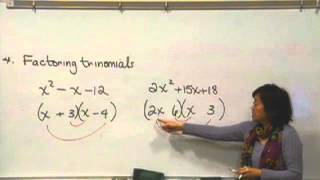 Factoring Trinomials [upl. by Burd]