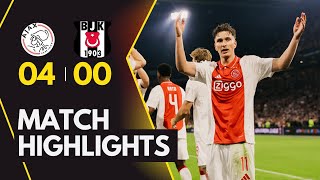 AFC Ajax vs Besiktas JK  HIGHLIGHTS  UEFA Europa League [upl. by Furie]