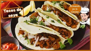 TACOS DE SOYA  RECETA ECONÓMICA Y RENDIDORA [upl. by Esaele]