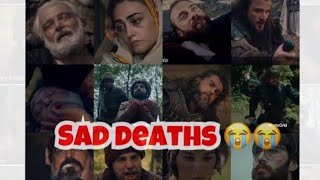 Ertugrul sad deaths emotional scenes death of brave hearts [upl. by Lidda]