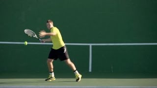 Jack Sock Forehand  Indian Wells 2013  BNP Paribas Open [upl. by Eng]