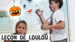 LEÇON DANATOMIE DE LOULOU  Halloween Family Vlog [upl. by Samp]