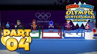 Mario and Sonic at the Sochi 2014 Olympic Winter Games  Part 04  Freestyle Ski Cross [upl. by Nibor]