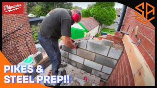 BUILDING PIKES AND PREPPING FOR STEEL A BEAM PT 9 [upl. by Ocsisnarf]