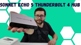 Excelente Mini Dock para Laptop  Sonnet Echo 5 Thunderbolt 4 HUB [upl. by Aoket]