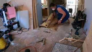 Finishing Up Closet Demolition  Remodeling My Mobile Home  Mobile Home Makeover On A Budget [upl. by Wj]