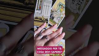 MESSAGGIO PER TE COSA DEVI SAPERE🥰tarot love viral viralvideo [upl. by Egdamlat341]