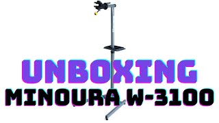 Minoura W3100 Bike Work Stand unboxing amp assemble [upl. by Riek]