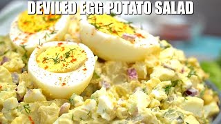 Deviled Egg Potato Salad Recipe How To Make it [upl. by Anar]