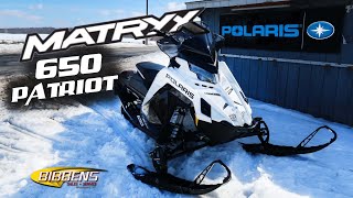 Polaris Matryx vs Axys  650 Patriot Quick drive  Indy XC Launch Edition 650 vs Indy XC 800 review [upl. by Elehcar]