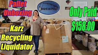 Karz Recycling Pallet Unboxing General Merchandise Household amp Returns  Online Reselling [upl. by Cher]