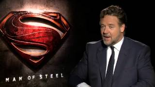 Russell Crowe Interview  Man of Steel [upl. by Holland467]