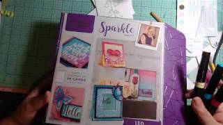 Crafters Companion Subscription Box 2 July Sparkle Pen Kit [upl. by Aelram]