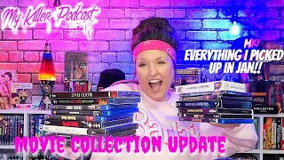 Movie Collection Update  What I Picked Up Jan 2024  My Killer Podcast [upl. by Vicky199]