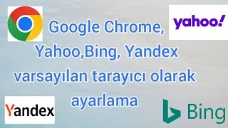 Google Chrome Varsayılan Tarayıcı Olarak Ayarlama  Varsayılan Tarayıcı Nasıl Değiştirilir [upl. by Elyn]