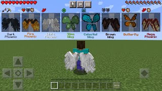 Wings Mod Para Minecraft PEBedrock 121  Addons For MCPE [upl. by Saxen82]