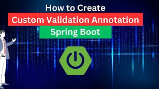 How to create custom validation Annotation  Custom Validation in spring boot [upl. by Yatnahc326]