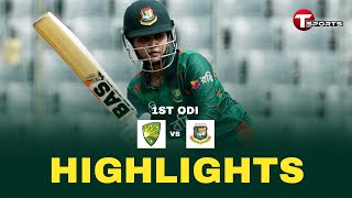 Highlights  Bangladesh Women vs Australia Women 1st ODI  T Sports [upl. by Lanuk398]