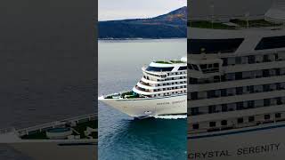 This is Crystal Serenity a beauty on sea short crystal trending cruisinglife music [upl. by Sualocin457]