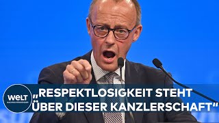 JUBEL AUF CSUPARTEITAG CDUChef Friedrich Merz teilt hart gegen die AmpelRegierung aus [upl. by Nap595]