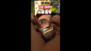 Beard As Per FACE SHAPES beard faceshape shorts [upl. by Enilec]