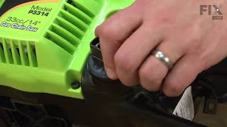 Poulan Chainsaw Repair  How to Replace the Fuel Return Line [upl. by Charry578]