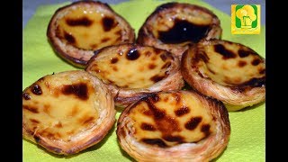 PASTÉIS DE NATA FÁCEIS CASEIROS E DELICIOSOS [upl. by Angil]